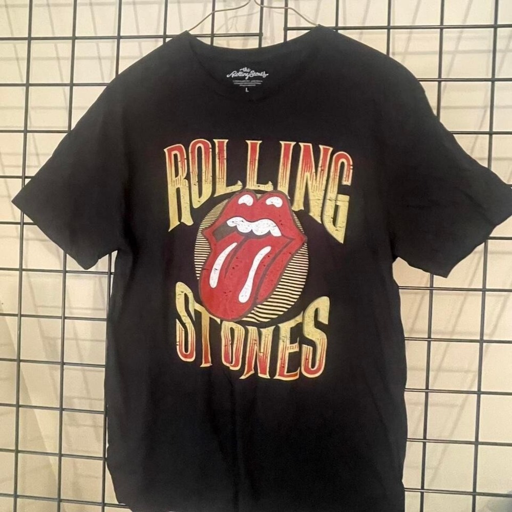 The Rolling Stones black cotton t-shirt